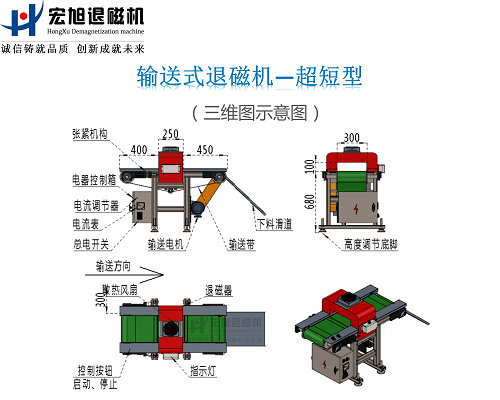 退磁機結(jié)構(gòu)示意圖